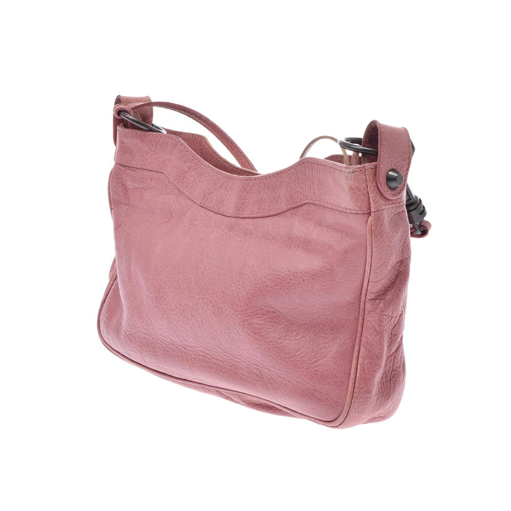 Balenciaga Lambskin Hip The Beige Bag Shoulder Pink Tan Pink